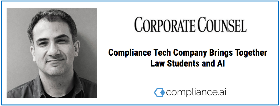 Compliance Tech Company Brings Together Law Students and AI
