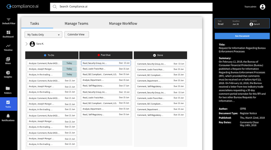 Workflow tasks 2