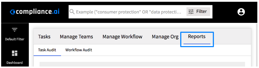 Compliance.ai Workflow Reports