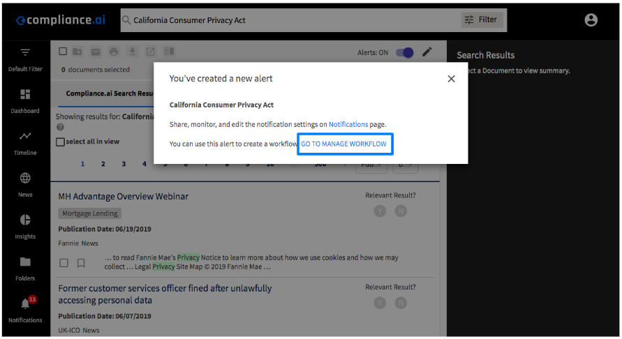 Manage Workflow