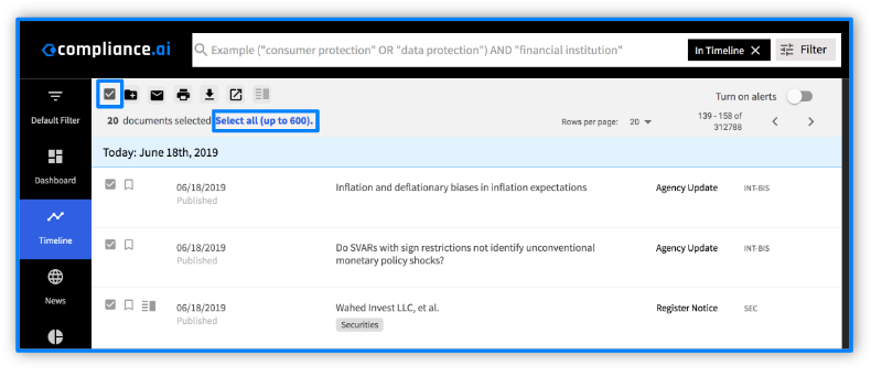 Select All Documents