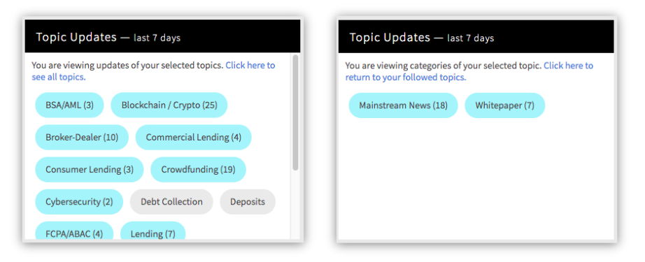 Topic Updates