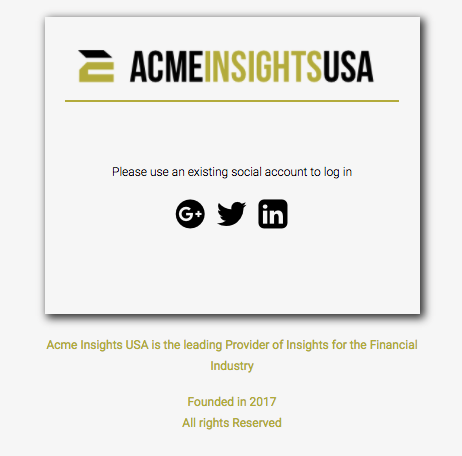 RSS social login RSS social login