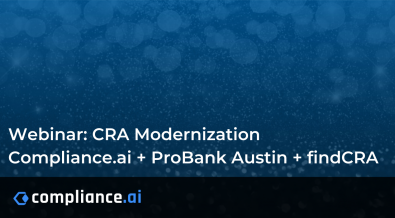 CRA Modernization Webinar with ProBank Austin and findCRA