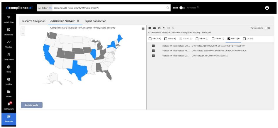 Jurisdiction Analyzer Map