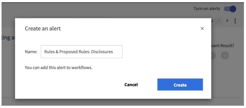 Rules & Proposed Rules Disclosures