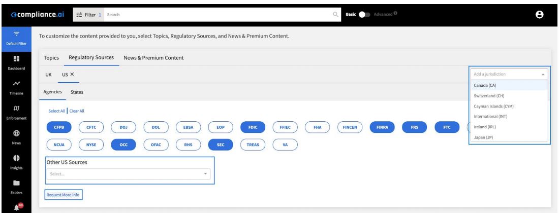 Sources Default Filters