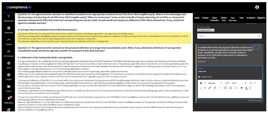 Editting Annotations