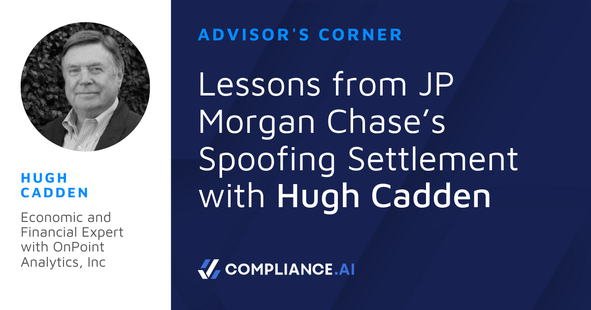Advisors Corner Hugh Cadden