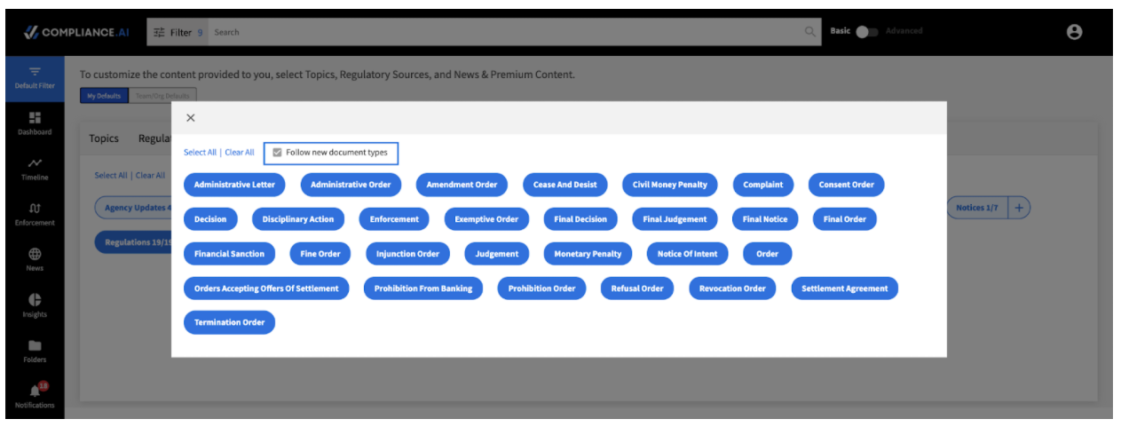 Follow new document types DF