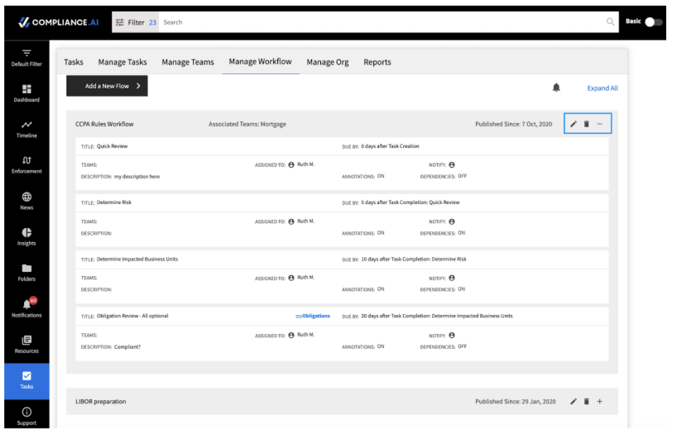 Managing Workflow