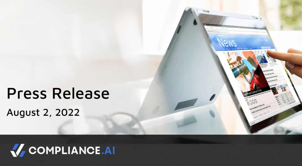 Compliance.ai Compliance.AI Announces New CEO, Asif Alam, as it Secured